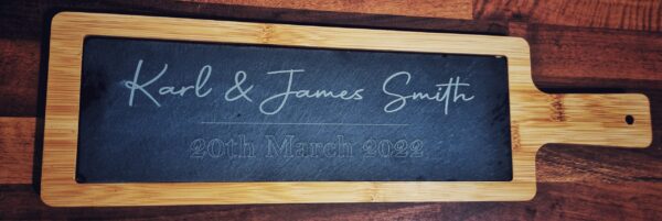 Serving Platter (Slate & Bamboo) - Image 2