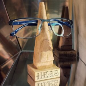 Hand Carved Wooden Glasses  Holder