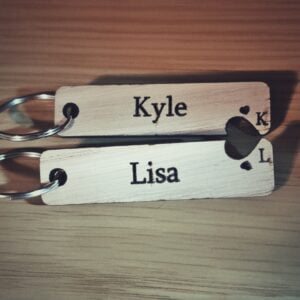 Romantic keyring set